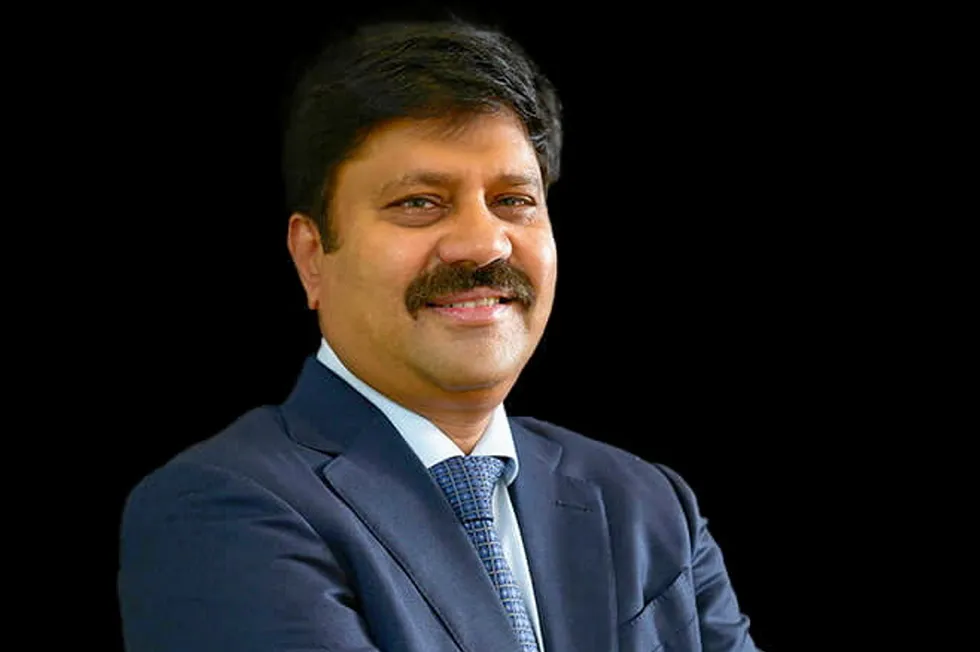 Avanti Feeds Chairman and Managing Director Alluri Indra Kumar.