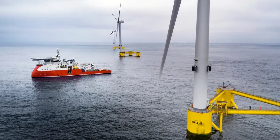 The Kincardine turbine outstrips the 8.4MW machines at WindFloat Atlantic.