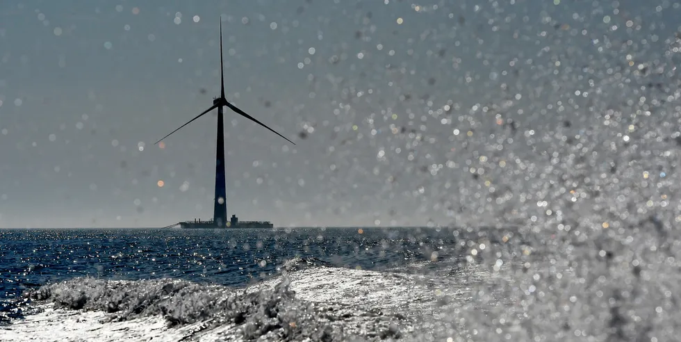 The pioneering Floatgen project off France.