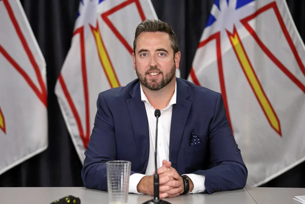 Andrew Parsons, Minister of Industry, Energy & Technology in Newfoundland & Labrador, Canada.