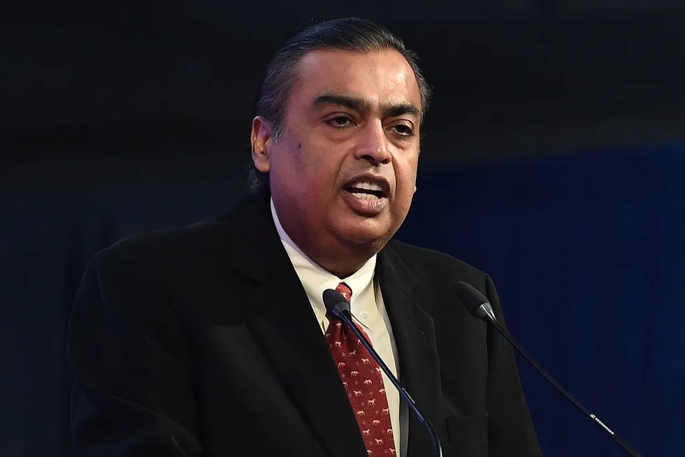 Drillship battle: Mukesh Ambani, chairman of Reliance Industries.