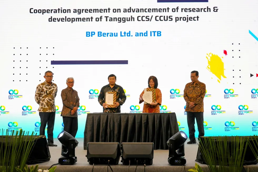 BP and the Bandung Institute of Technology sign co-operation agreement on CCUS/CCS.