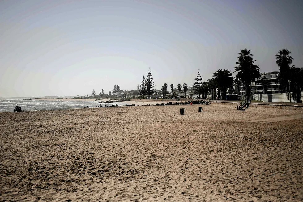 Possible destination: Swakopmund beach in Namibia