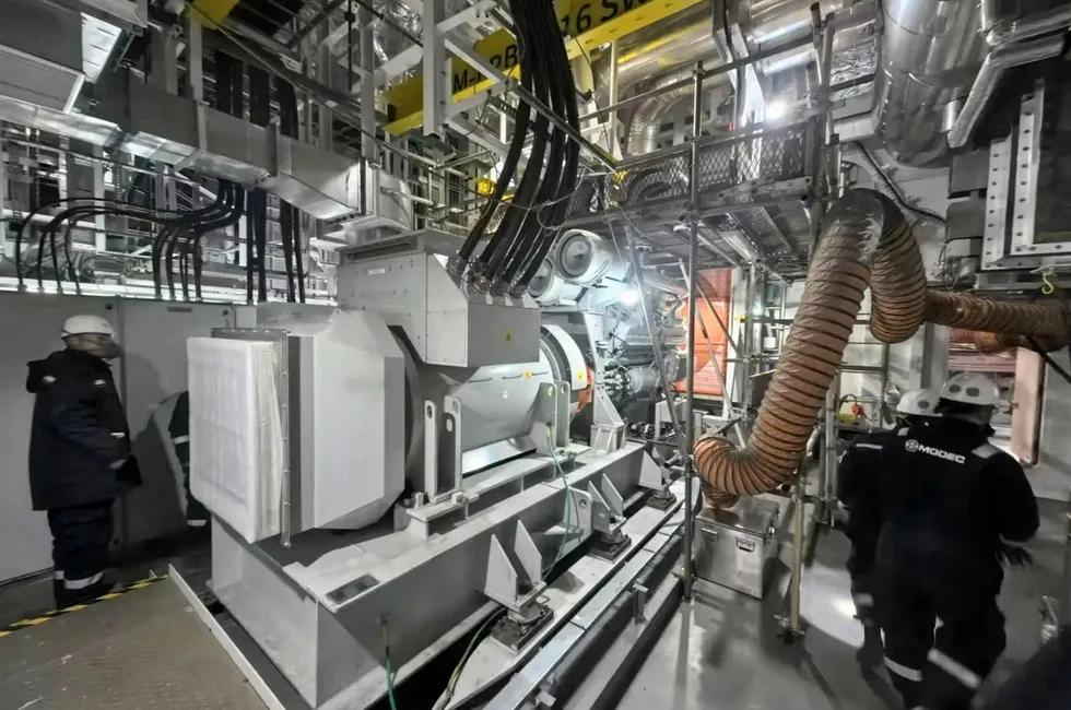 DSIC completes emergency generator motor installation for the Errea Wittu FPSO.