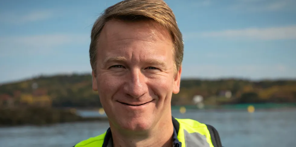 Cooke Vice President of Public Relations Joel Richardson dismissed the value of a new ranking of salmon farmers and how they treat their fish.