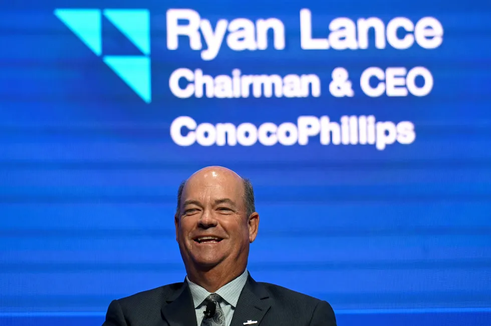 ConocoPhillips chief executive Ryan Lance.