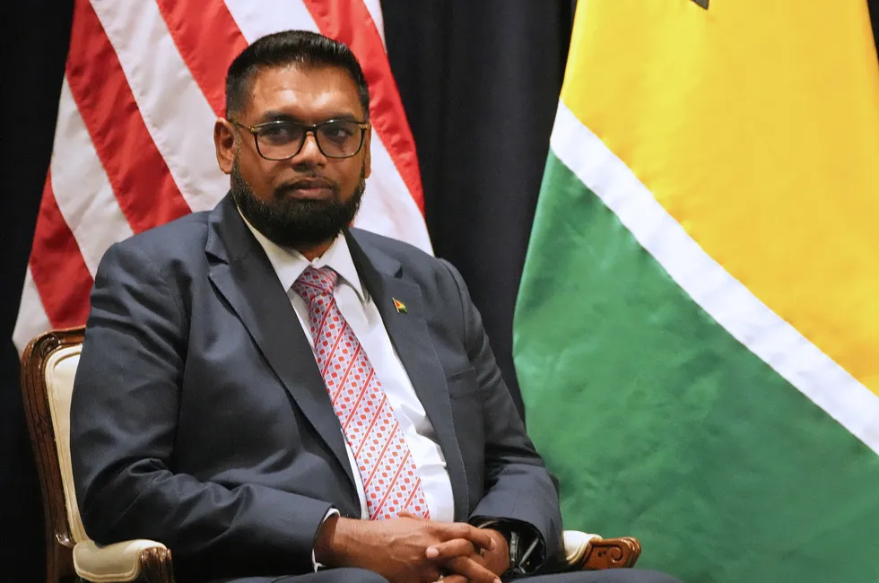 Guyanese President Mohamed Irfaan Ali.
