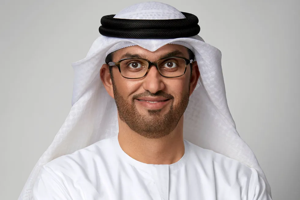 Adnoc chief executive Sultan Ahmed Al Jaber.