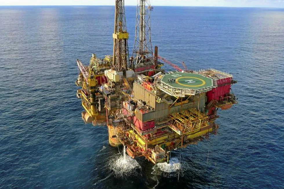 Warning: at Shell's Brent Bravo facility