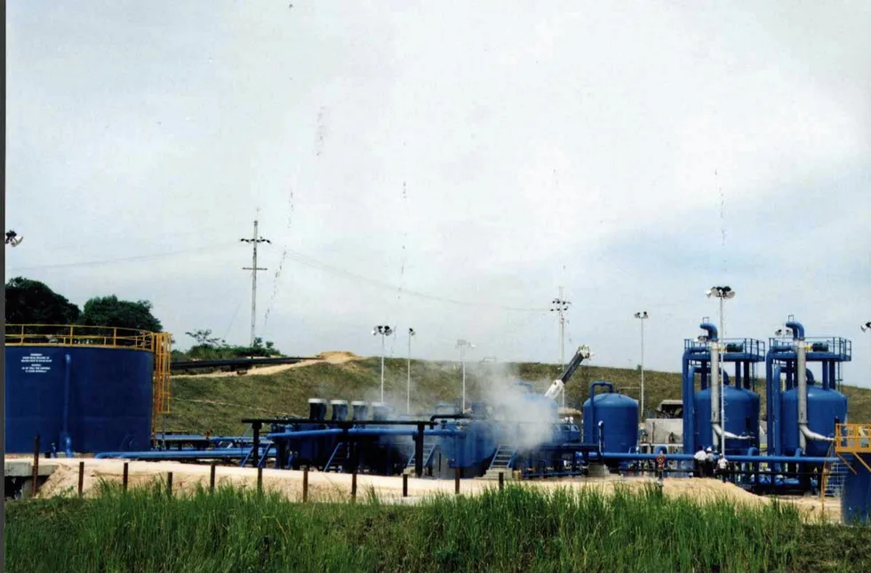 Sumatra asset: Caltex's Minas oilfield in Riau, onshore Sumatra, Indonesia