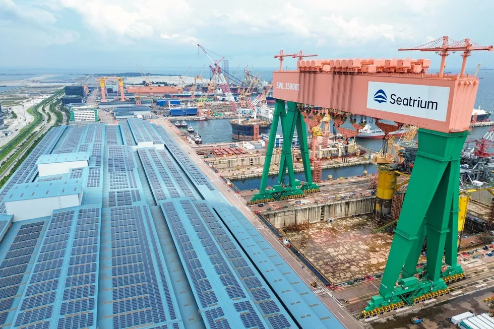 Seatrium is building the floating production unit for Shell's Sparta field development in the US Gulf of Mexico at its flagship yard in Singapore.