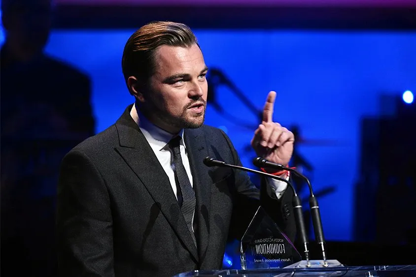 Leonardo DiCaprio has picked a side in the Australian salmon farming debate.