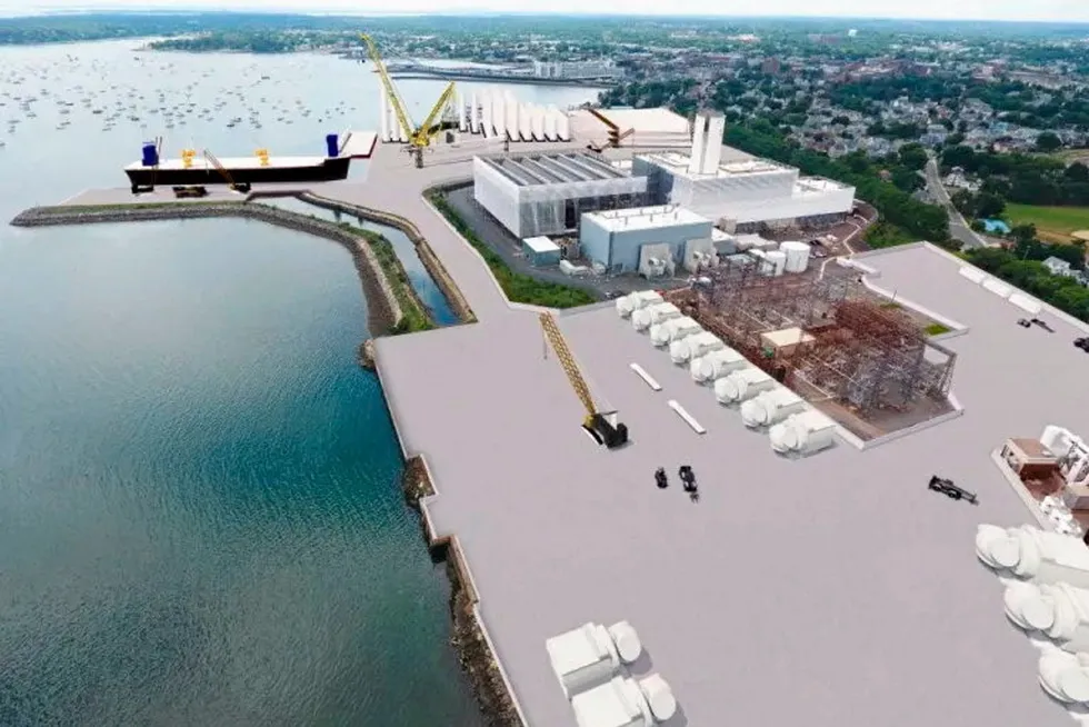 . Artist's rendering of the upcoming Salem Wind Terminal.