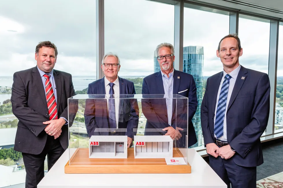 Rising demand: Woodside executive vice president Shaun Gregory (far right).