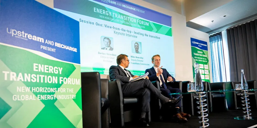 Recharge editor-in-chief talks to Mike Hemsley, deputy director of the Energy Transitions Commission.