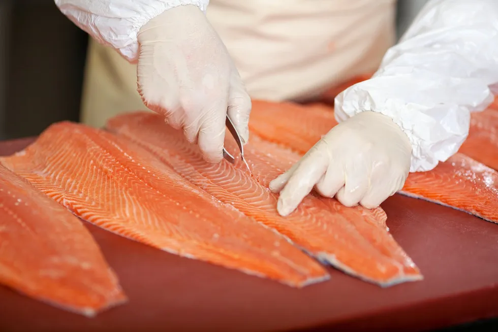 In Norway, farmed salmon is graded as superior, ordinary or production fish.