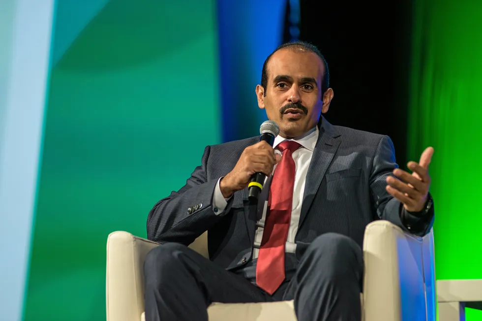 Saad Sherida Al-Kaabi, the chief executive of QatarEnergy.