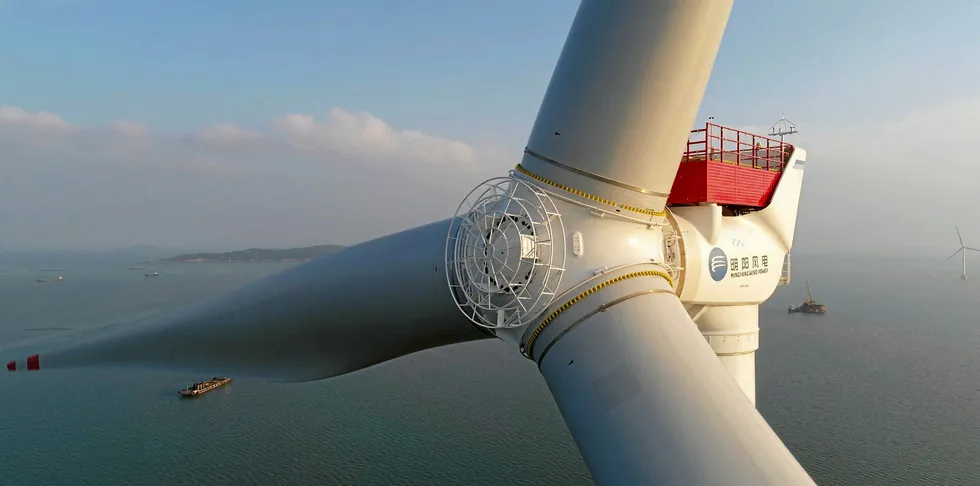 Chinese offshore turbines. China offshore. China top ten. China top ten.
