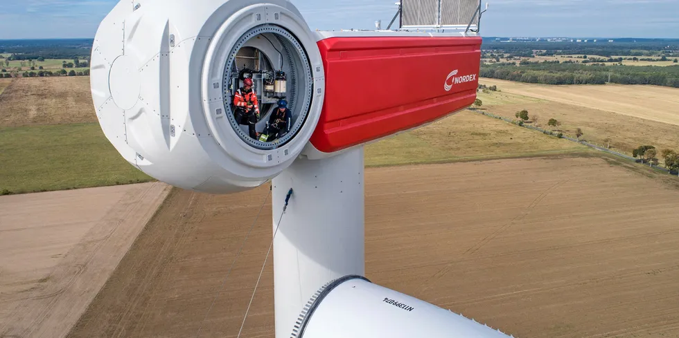 Installation underway at another Nordex N149/5.X