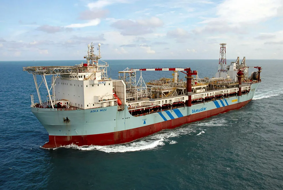 Early production system: the Aoka Mizu FPSO on the Lancaster field