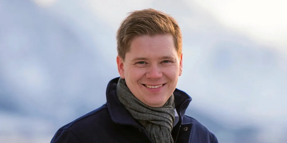 Martin Rasmussen, CEO of land-based salmon farmer Andfjord Salmon.