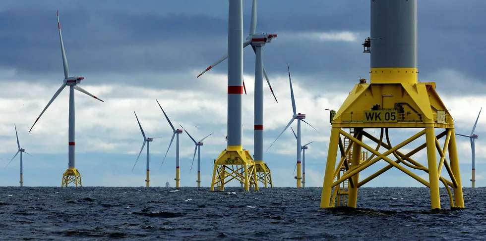 The Wikinger wind farm in the German Baltic.