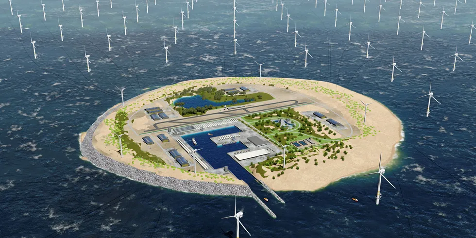 The original design for the Power Link Island.