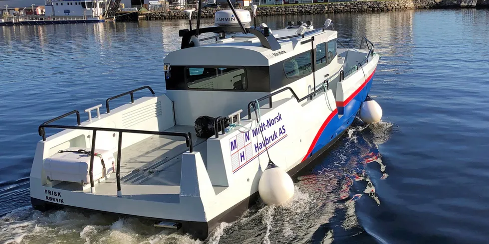 Midt-Norsk Havbruk's Folla Speed 36 boat.