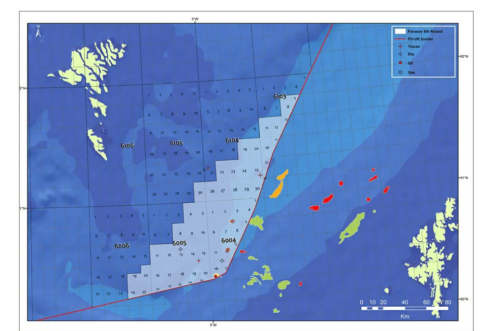 Faroese 5th Round: Proposed area