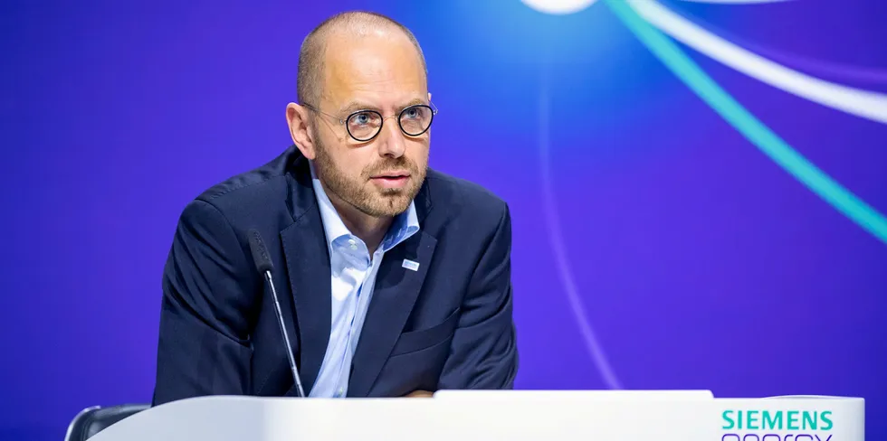 Siemens Energy CEO Christian Bruch.