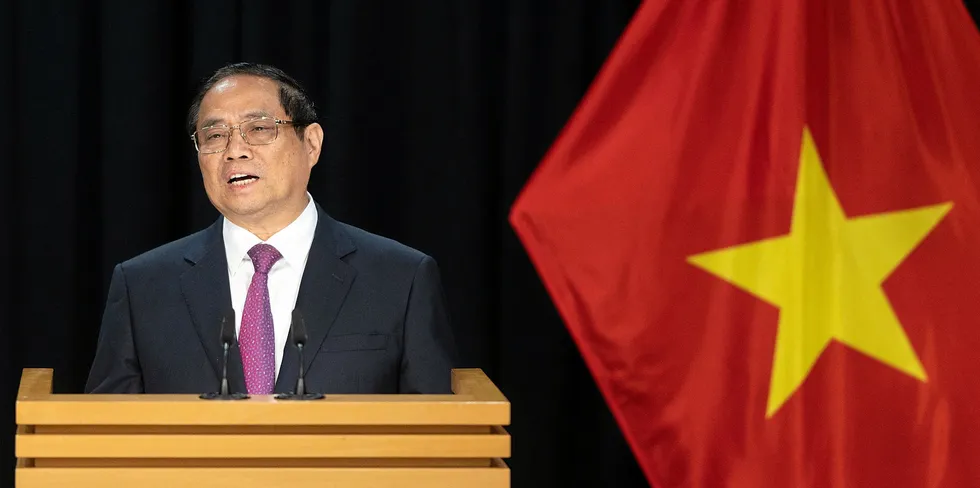 Vietnam's Prime Minister Pham Minh Chinh.