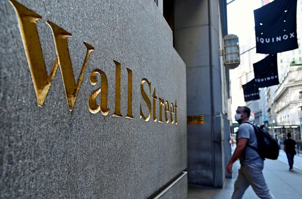 Positive signs: the New York Stock Exchange this week