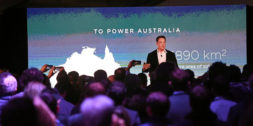 Australia's storage ambitions have ballooned since Tesla's Elon Musk unveiled its Powerpack at Hornsdale Wind Farm in 2017.