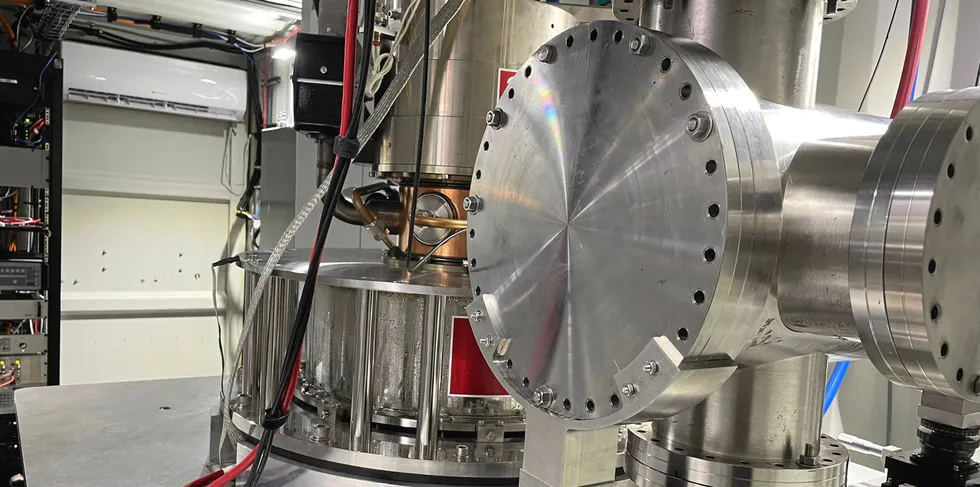 Quaise plans to use a gyrotron, pictured, to vaporise rock as it drills deep into the Earth's crust.