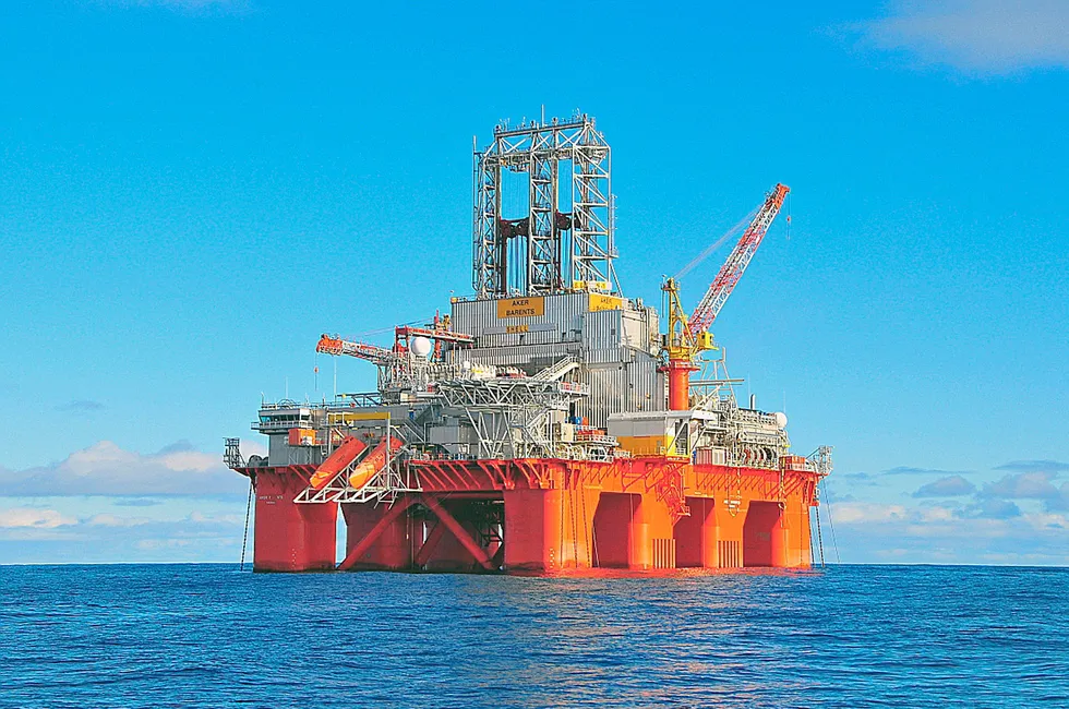 Transocean Barents: Recently booked for Canada work