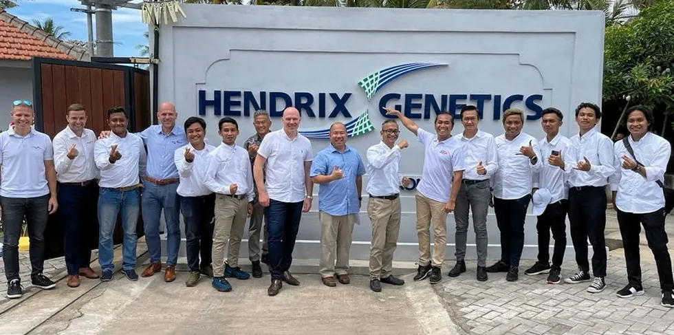 The Hendix Genetics team in Bali, Indonesia.