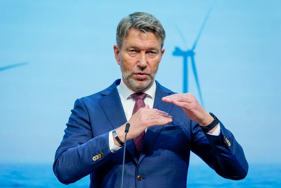 Assurances: Norwegian Petroleum & Energy Minister Terje Lien Aasland wants commitments for gas demand for Europe