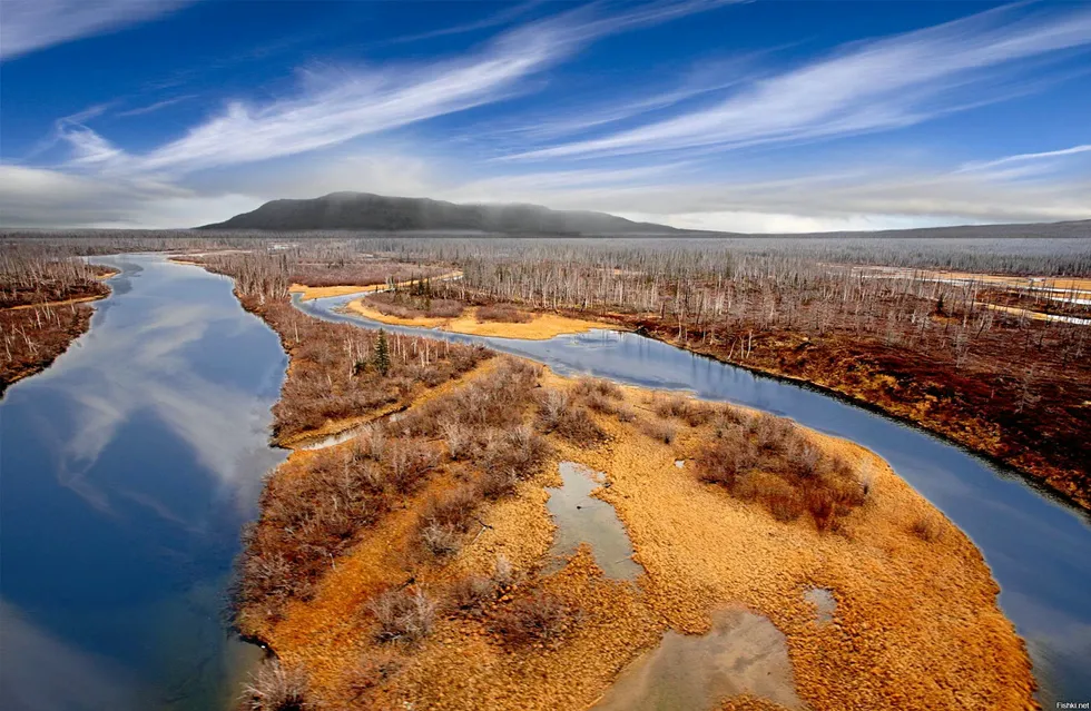 New horizons: Taymyr district in East Siberia in Russia