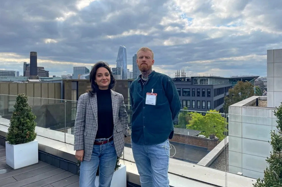 Andra Matei, director of Avant-Garde Lawyers and Odee Fridriksson, known by the pseudonym ODEE.