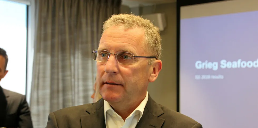 Andreas Kvame, CEO Grieg Seafood