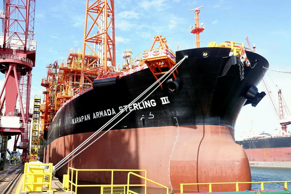 Major asset: Bumi Armada's Karapan Armada Sterling III FPSO is the unit working at the Madura BD field