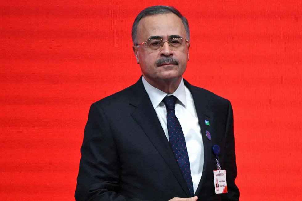 Saidi Aramco chief executive Amin Nasser.