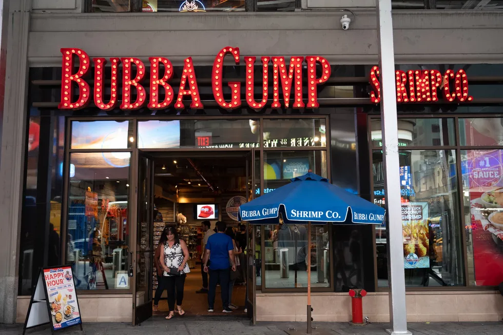 The restaurant chain, which operates 22 units in the United States and nine international outlets, was directly inspired by the 1994 film "Forrest Gump," whose characters operate a shrimp boat out of Alabama.