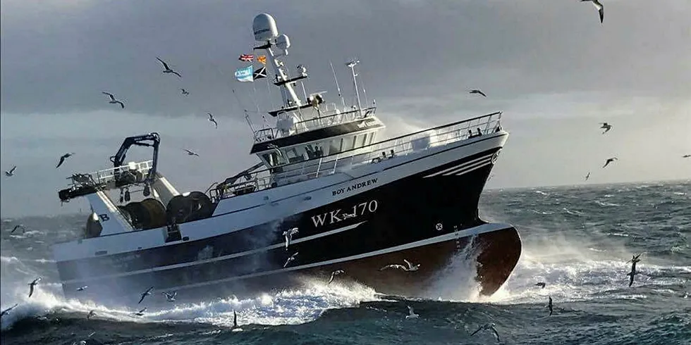 Scottish fishing vessel - Scottish Fisheries Sustainable Accreditation Group