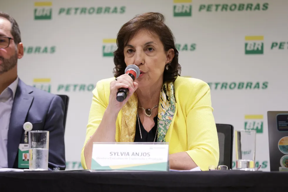 Petrobras exploration and production director Sylvia Anjos.