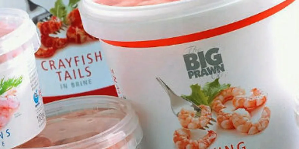 Big Prawn shrimp products.