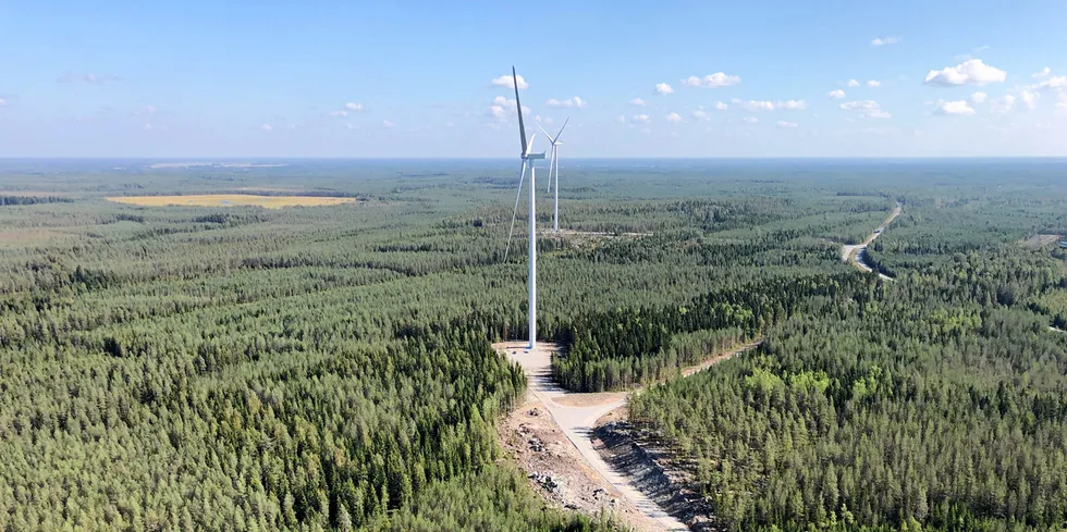 OX2's Ponsivuori wind farm in Finland
