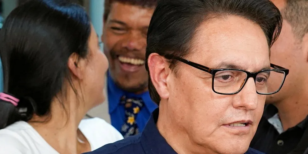 Fernando Villavencio is running for Ecuador's highest office in August.