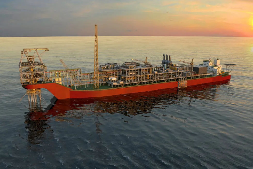 Well advanced: an illustration of the Sangomar FPSO