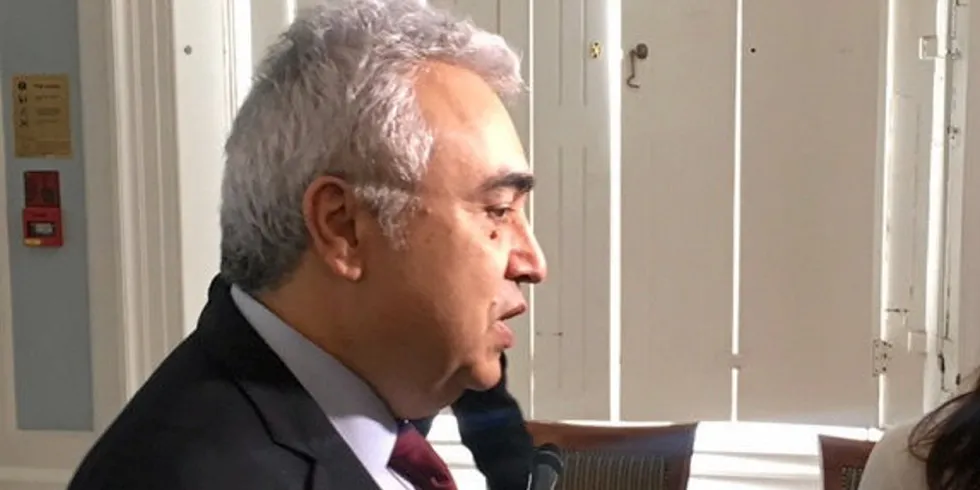 The IEA's Fatih Birol.